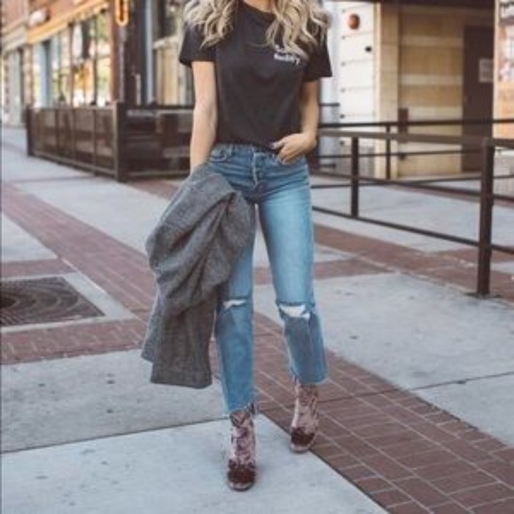 Steve Madden Mushroom Velvet Gaze Bootie - Picture 6 of 6